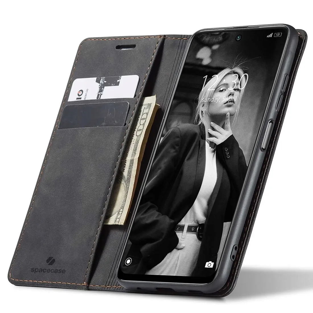 spacecase-wallet-redmi-note-11-11s-black