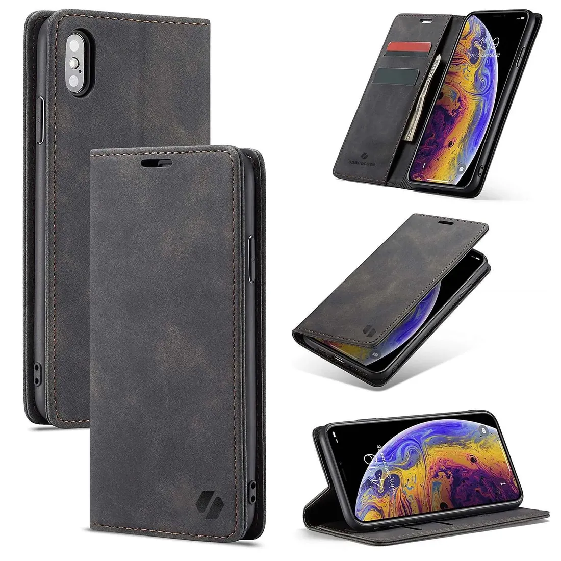 spacecase-wallet-iphone-x-xs-black