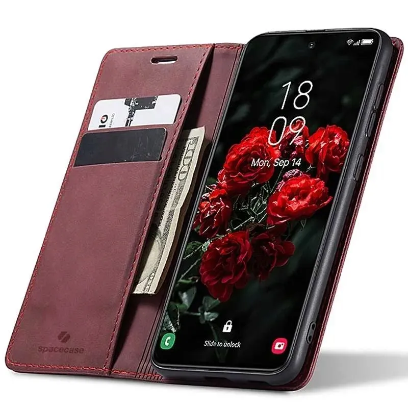 spacecase-wallet-galaxy-s24-red