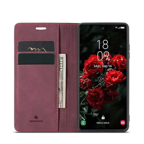 spacecase-wallet-galaxy-s24-red-funkcje-pochlanianie-wstrzasow