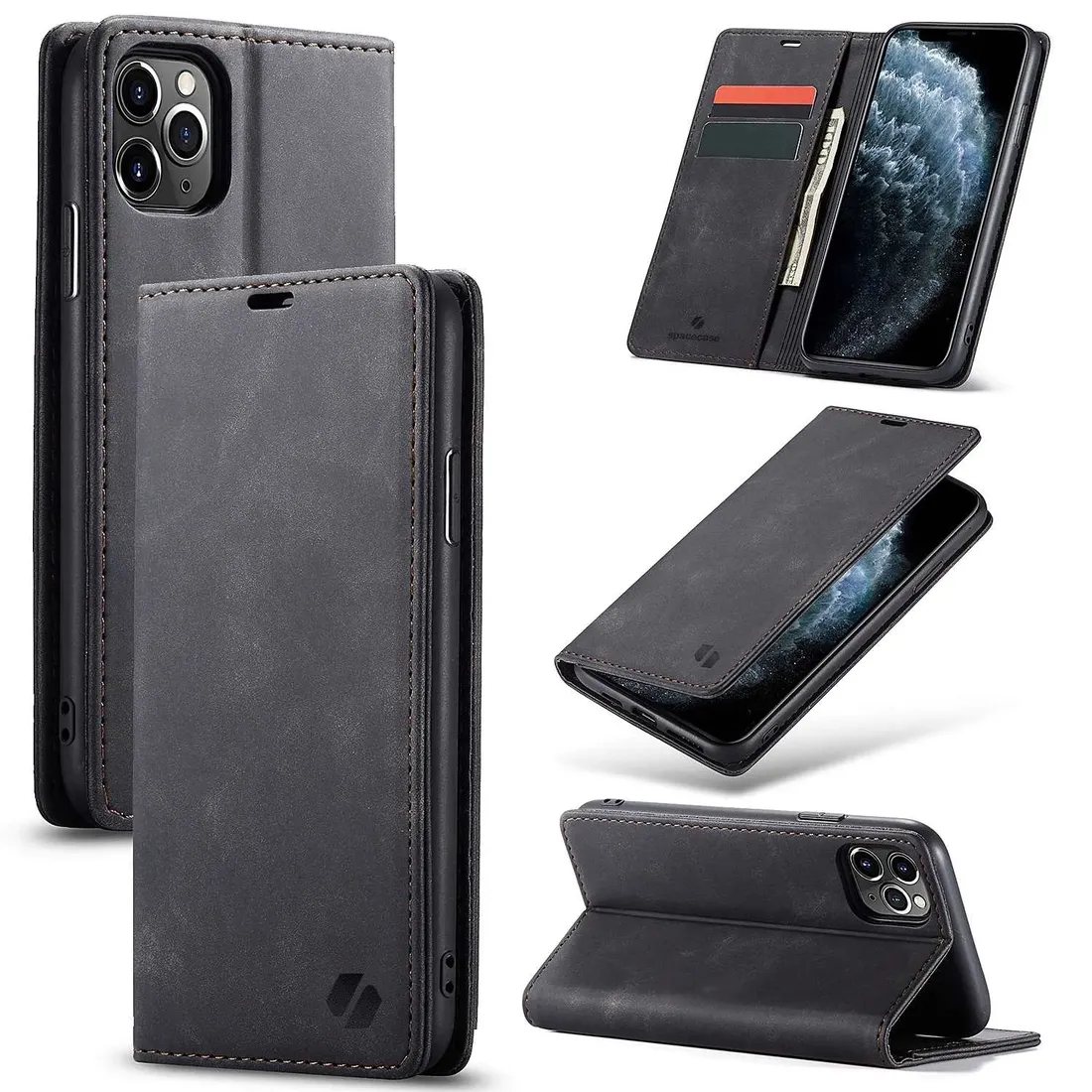 spacecase-wallet-iphone-11-pro-black