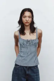 zara-elastyczny-top-w-kratke-vichy-r-l