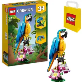 lego-creator-3w1-egzotyczna-papuga-klocki-31136-ryba-zaba-torba-na-prezent