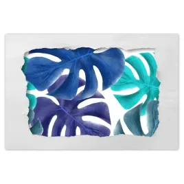 plakaty-90x60-monstera-liscie-niebieski