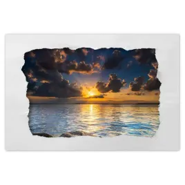 plakaty-90x60-skaly-morze-zachod-slonca