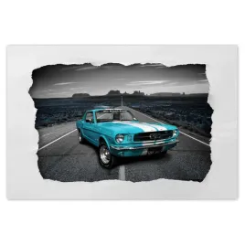 plakaty-60x40-blekitny-ford-mustang