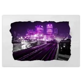 plakaty-60x40-fioletowe-wiezowce-w-miescie