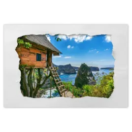 naklejki-90x60-domek-na-drzewie-morze