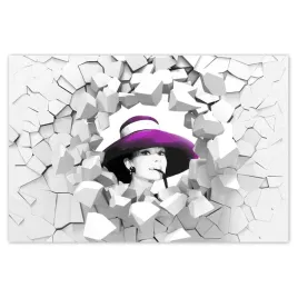 naklejki-120x80-audrey-hepburn-kapelusz
