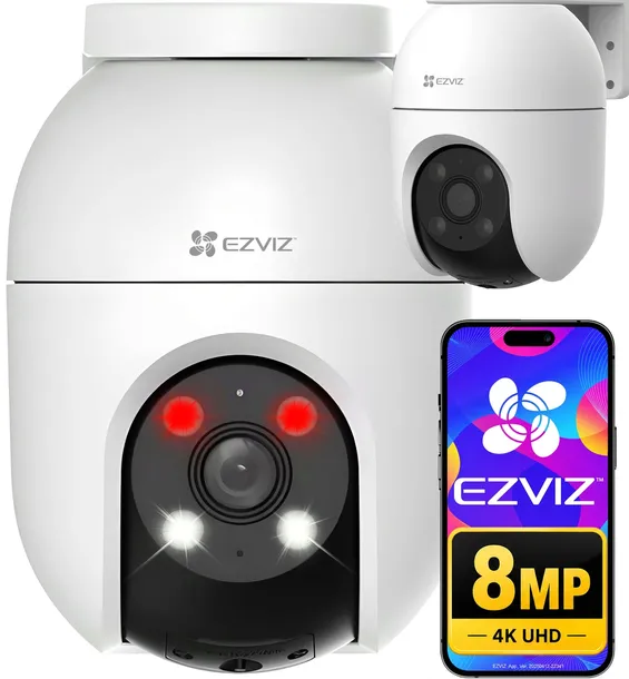Kamera WiFi EZVIZ C8c 8MPx 4K Obrotowa Zewnętrzna Detekcja AI Śledzenie