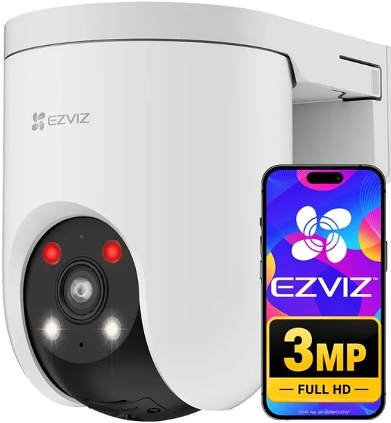 Kamera EZVIZ H8c LTE 4G na kartę SIM 3MPx 2K Mikrofon Głośnik Obrotowa