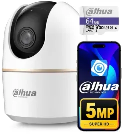 kamera-wifi-wewnetrzna-niania-5mpx-dahua-hero-obrotowa-karta-64gb-dahua