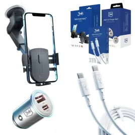 uchwyt-na-szybe-3mk-twist-automatic-ladowarka-45w-kabel-usb-c-60w