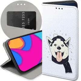 etui-z-klapka-do-realme-14x-5g-c75-wzory-husky-psy-pieski-futeral-case