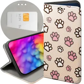 etui-z-klapka-do-xiaomi-redmi-note-14-4g-wzory-lapki-slady-lapa-stopa-case