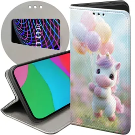 etui-do-xiaomi-redmi-note-14-4g-wzory-jednorozec-bajki-ksiezniczki-futeral