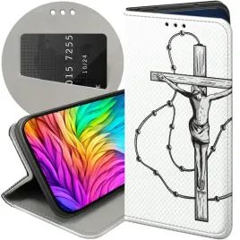 etui-z-klapka-do-xiaomi-redmi-note-14-4g-wzory-jezus-krzyz-rozaniec-bog