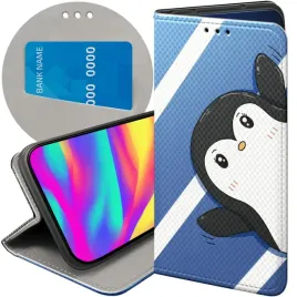 etui-z-klapka-do-xiaomi-redmi-note-14-4g-wzory-pingwinek-pingwin-happy-feet