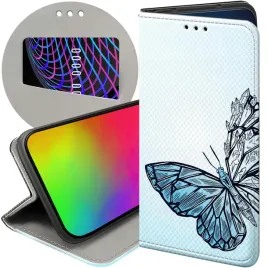 etui-z-klapka-do-xiaomi-redmi-note-14-4g-wzory-motyle-butterfly-barwne-case