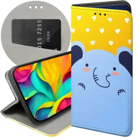 etui-z-klapka-do-xiaomi-redmi-note-14-4g-wzory-slon-slonie-sloniki-futeral