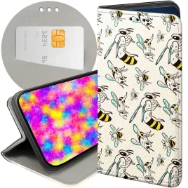 etui-z-klapka-do-xiaomi-redmi-note-14-4g-wzory-owady-motyle-pszczolki-case
