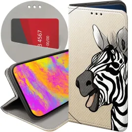 etui-z-klapka-do-xiaomi-redmi-note-14-4g-wzory-zebra-zeberka-paski-futeral