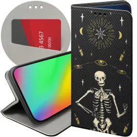 etui-do-xiaomi-redmi-note-14-4g-wzory-czaszka-szkielety-memento-mori-gotyk