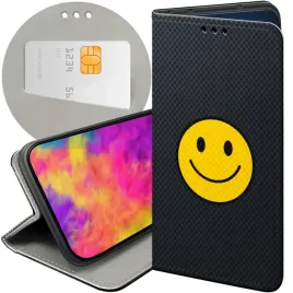 etui-z-klapka-do-xiaomi-redmi-note-14-4g-wzory-usmiech-smile-emoji-futeral