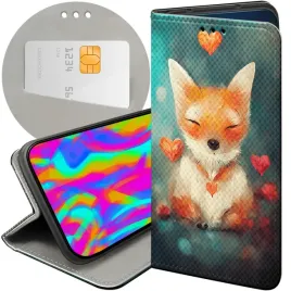 etui-z-klapka-do-xiaomi-redmi-note-14-4g-wzory-liski-lisy-fox-futeral-case