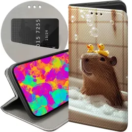etui-z-klapka-do-xiaomi-redmi-note-14-4g-wzory-kapibara-urocza-zwierzak