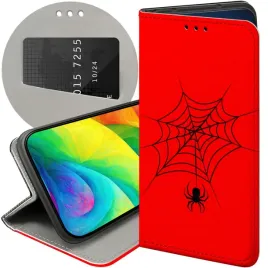 etui-z-klapka-do-xiaomi-redmi-note-14-4g-wzory-pajak-spider-pajeczyna-case