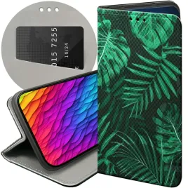etui-z-klapka-do-xiaomi-redmi-note-14-4g-wzory-liscie-lisciaste-natura-case