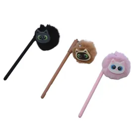 koty-cienkopis-z-pomponem-kotek-miekkie-futerko-dlugopis-zestaw-3szt