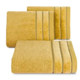 recznik-dona-30x50-cm-musztardowy-bawelna-frotte-z-bordiura