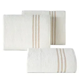 recznik-seba-70x140-cm-kremowy-bordiura-pasy-bawelna-480-g-m