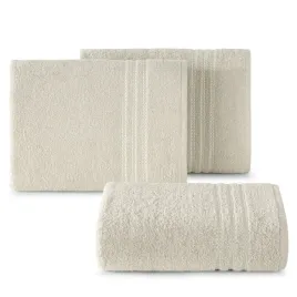 recznik-seba-50x90-cm-bezowy-bordiura-pasy-bawelna-frotte-480-g-m