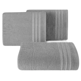 recznik-seba-50x90-cm-srebrny-bordiura-pasy-bawelna-480-g-m