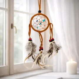 kawowy-maly-lapacz-snow-do-samochodu-domu-sypialni-dreamcatcher-brazowy