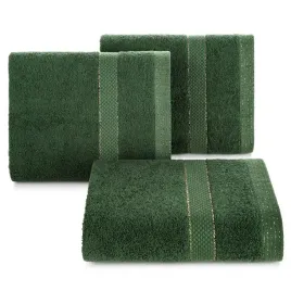 recznk-frotte-z-lsniaca-bordiura-bari-30x50-ciemnozielony