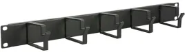 panel-zarzadzania-kablami-1u-19-lanview-5-hakow-czarny-rao100bl
