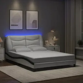 vidaxl-rama-lozka-z-led-bialo-czarna-120x200-cm-sztuczna-skora