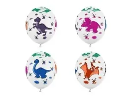 balony-dinozaury-pastel-pure-white-30cm-6szt-partydeco