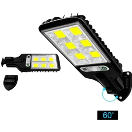 Zdjęcie produktu MOCNA LAMPA SOLARNA LED COB ULICZNA CZUJNIK RUCHU ZMIERZCHU Z PILOTEM