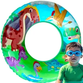 Zdjęcie produktu DMUCHANE KÓŁKO DO PŁYWANIA DLA DZIECI BASEN PLAŻA KOŁO KOLOROWE DINOZAURY