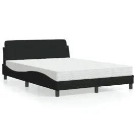 vidaxl-lozko-z-materacem-czarne-140x190-cm-obite-tkanina