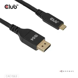 club3d-cac-1563-adapter-kablowy-2-m-usb-type-c-displayport-czarny