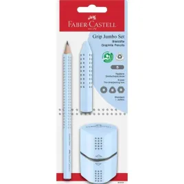 faber-castell-olowek-jumbo-grip-blekitny-zestaw-z-gumka-i-temperowka