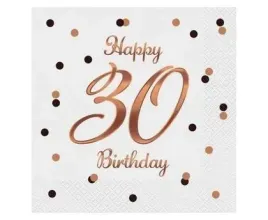 serwetki-bandc-happy-30-birthday-biale-33x33cm-20szt-godan