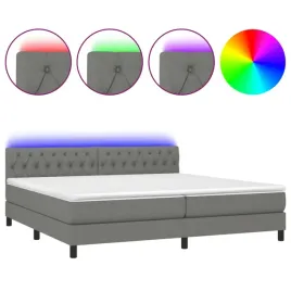 lozko-kontynentalne-z-materacem-i-diodami-led-ciemnoszare-203x200x78-8