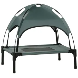 legowisko-dla-psa-pawhut-podwyzszone-szare-czarne-61x46x62-cm